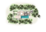 Vilă Deluxe cu piscină pe plajă - plan