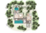 2 bedroom beach residence - parter - plan