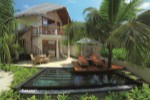 Vilă dublă pe plajă Stroey cu piscină privată