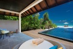 Vilă pe plajă în Kanifushi cu terasă la piscină