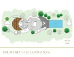 Planul vilei Deluxe Beach Pool