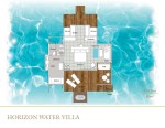 Planul vilei cu apă Horizon