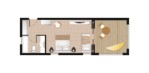 Plan de etaj - bungalou