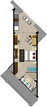 Cameră Laguna Grand - Plan etaj