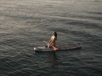 Paddle boarding