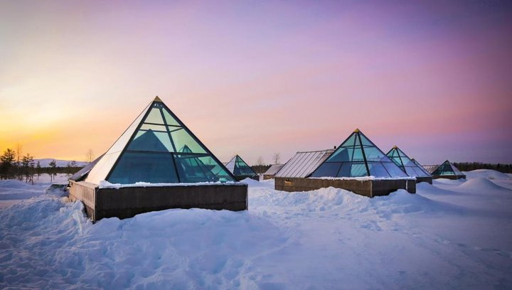 Charter Laponia Aurora Pyramid Glass Igloos Levi – fotka 4